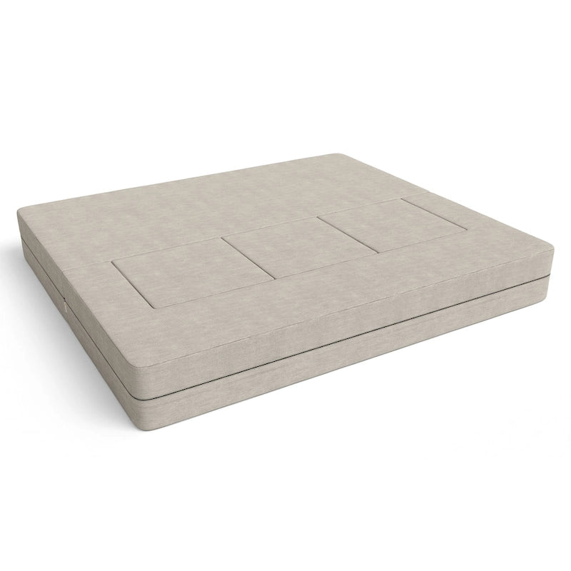 Porch & Den California King Convertible Sleeper Sofa and Ottomans