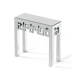 Modern Grecian Venetian Mirrored Console Table