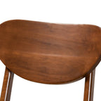 Katya Mid-Century Modern 2-Piece Bar Stool Set