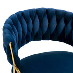 Set of 4 Bar Stool Adjustable Height with Swivel Seat