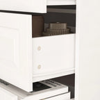 Chest of Drawers Tall 5 Drawer Dresser, Wood Dresser End Table Console