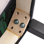 25 Inches Fabric Counter Height Bar Stools Button Tufted Upholstered Island Chairs Set of 2