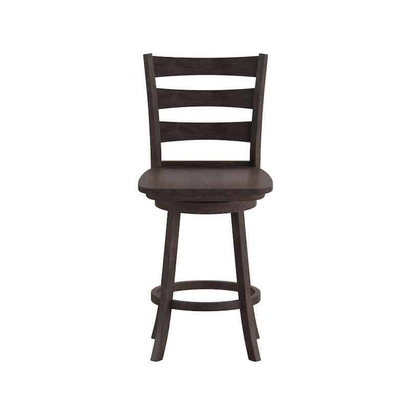 Commercial Wooden Swivel Counter Height Stool