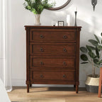 Joneigh Traditional Solid Wood 4-Drawer Chest by Furniture of America