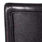 29-inch Luxury Brown Faux Leather Barstool