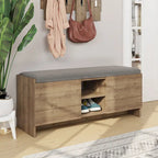 Niche Shoe Storage Cabinet with Shelves and Bench
