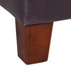 Porch & Den Bittern Square Tufted Faux Leather Storage Ottoman