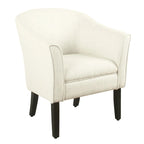 Porch & Den Kingswell Natural Textured Barrel Accent Chair