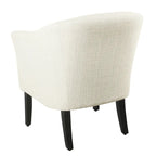 Porch & Den Kingswell Natural Textured Barrel Accent Chair