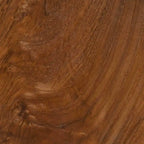 Stamped Metal And Wood Hourglass Accent Table by East at Main