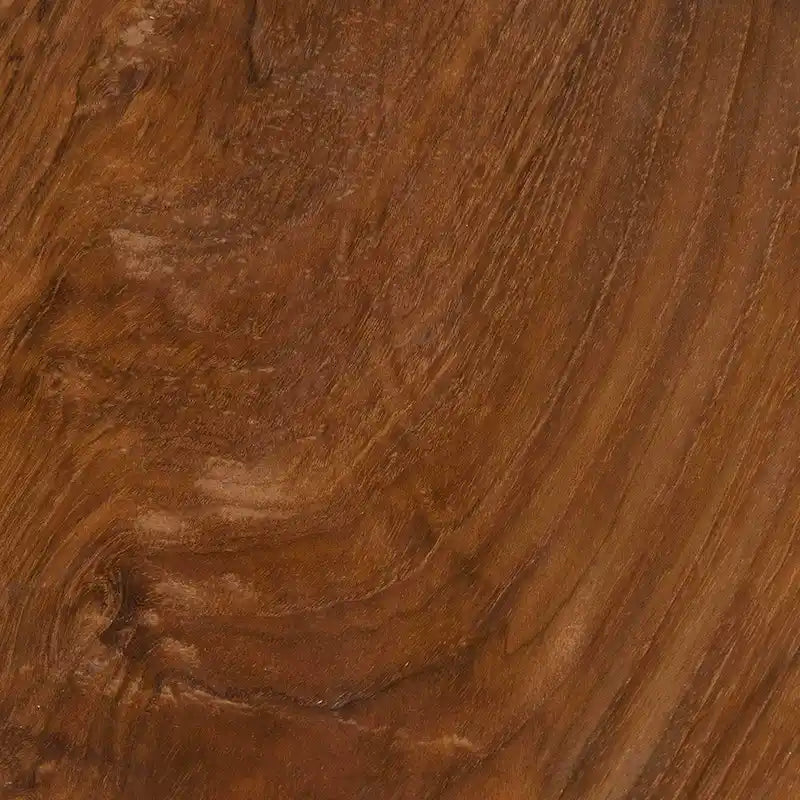 Stamped Metal And Wood Hourglass Accent Table by East at Main