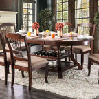 Furniture of America Coso Cherry 78-inch Wood Expandable Dining Table