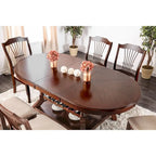 Furniture of America Coso Cherry 78-inch Wood Expandable Dining Table