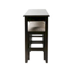 New Ridge Home Pub-Height Sofa Table with Two Counter-height Stools