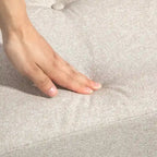 HOMCOM Convertible Flip Folding Upholstered Chair, Floor Lazy Sofa Bed