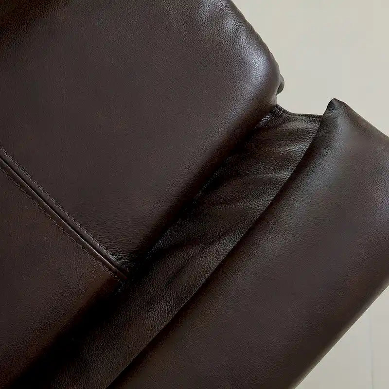 Genuine Top Grain Adjustable Headrest Extendable Footrest Zero Gravity Reclin Power Recliner