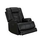 Genuine Top Grain Adjustable Headrest Extendable Footrest Zero Gravity Reclin Power Recliner