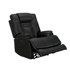 Genuine Top Grain Adjustable Headrest Extendable Footrest Zero Gravity Reclin Power Recliner