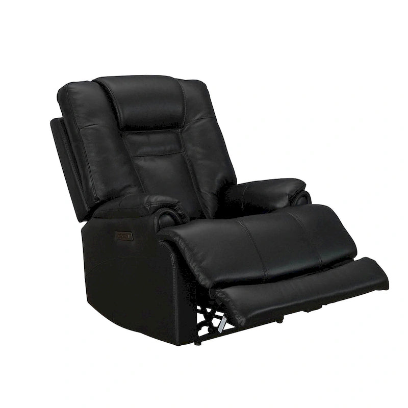 Genuine Top Grain Adjustable Headrest Extendable Footrest Zero Gravity Reclin Power Recliner
