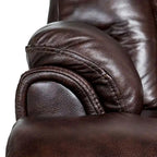 Genuine Top Grain Adjustable Headrest Extendable Footrest Zero Gravity Reclin Power Recliner