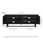 Cutler Rectangular TV Stand for TV's up to 75 - 68 Wide