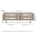 Cutler Rectangular TV Stand for TV's up to 75 - 68 Wide