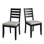 CraftPorch Simple Timeless Wooden Dining Chairs (Set of 2) - N/A
