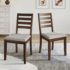 CraftPorch Simple Timeless Wooden Dining Chairs (Set of 2) - N/A