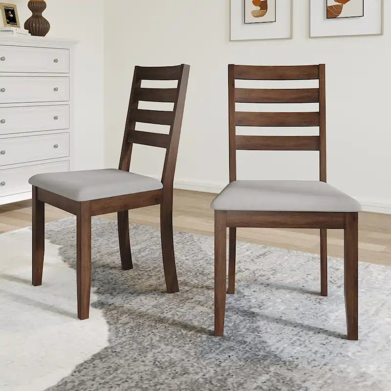 CraftPorch Simple Timeless Wooden Dining Chairs (Set of 2) - N/A