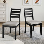 CraftPorch Simple Timeless Wooden Dining Chairs (Set of 2) - N/A