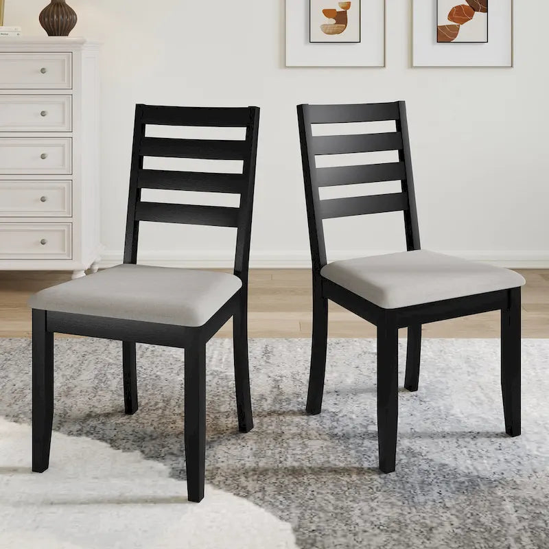 CraftPorch Simple Timeless Wooden Dining Chairs (Set of 2) - N/A