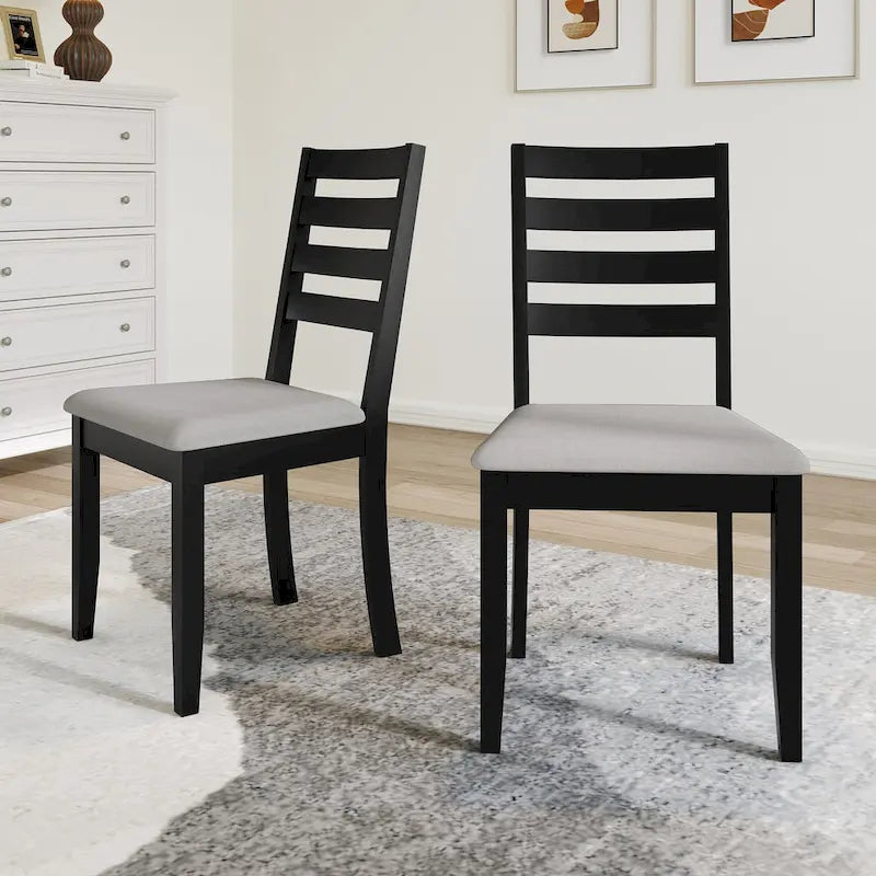CraftPorch Simple Timeless Wooden Dining Chairs (Set of 2) - N/A