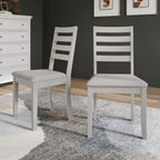 CraftPorch Simple Timeless Wooden Dining Chairs (Set of 2) - N/A