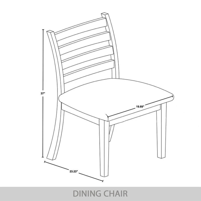 CraftPorch Simple Timeless Wooden Dining Chairs (Set of 2) - N/A