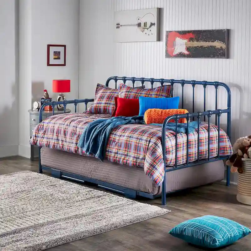 Constance Metal Daybed with Lift-up Trundle by iNSPIRE Q Bold