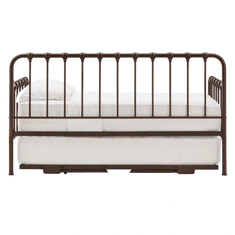 Constance Metal Daybed with Lift-up Trundle by iNSPIRE Q Bold