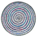 WYNDENHALL Mattise Boho Round Pouf in Braided Jute