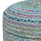 WYNDENHALL Mattise Boho Round Pouf in Braided Jute