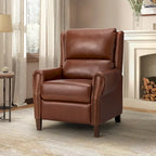 Alicia 32.68 Wide Genuine Leather Manual Recliner