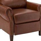 Alicia 32.68 Wide Genuine Leather Manual Recliner