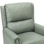 Alicia 32.68 Wide Genuine Leather Manual Recliner