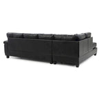 Gallant Faux Leather Sectional Sofa