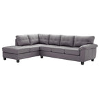 Gallant Faux Leather Sectional Sofa