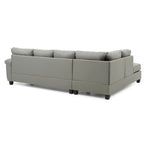 Gallant Faux Leather Sectional Sofa