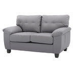 Gallant Faux Leather Loveseat