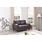 Gallant Faux Leather Loveseat