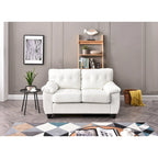 Gallant Faux Leather Loveseat