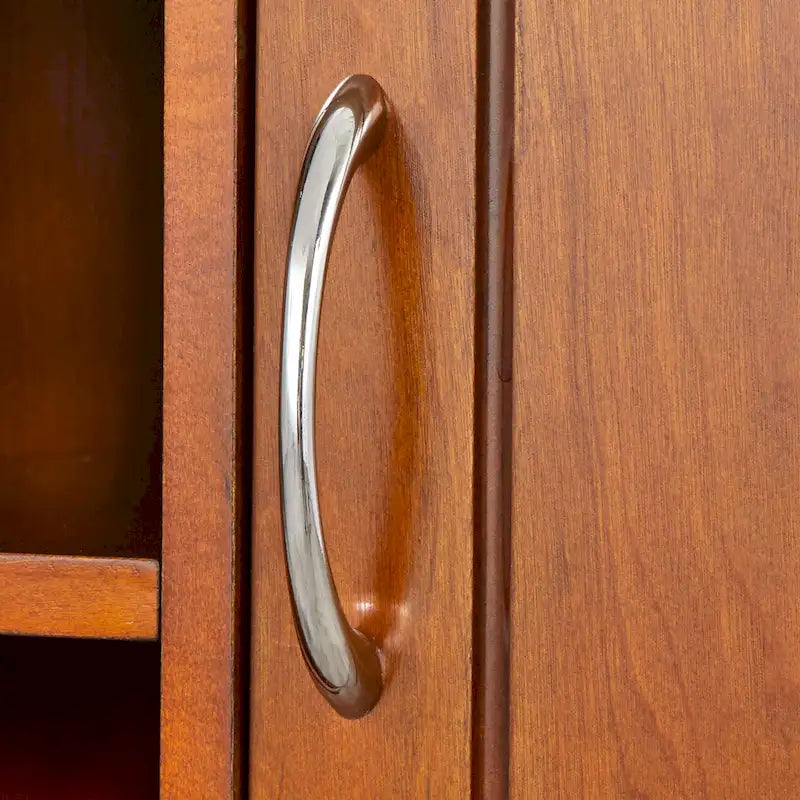 Simple Living Rolling Galvin Microwave Storage Cart