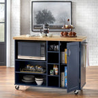 Simple Living Rolling Galvin Microwave Storage Cart