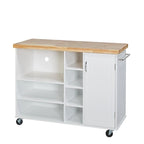 Simple Living Rolling Galvin Microwave Storage Cart